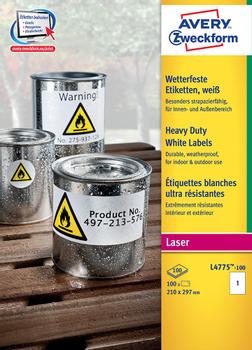 AVERY Self-Adhesive Label Rounded (L4775-100)