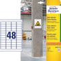 AVERY Self-Adhesive Label Rectangle 