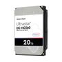 WESTERN DIGITAL WD Ultrastar DC HC560 - Hard drive - 20 TB - internal - 3.5" - SATA 6Gb/s - 7200 rpm - buffer: 512 MB