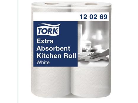 TORK Køkkenrulle Tork Ekstra Plus Hvid 2-lags Sæk/12x2 (120269)