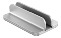 DELTACO Lodret holder til bærbar, aluminium, 11-17", sølv