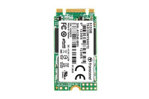 TRANSCEND 256GB M.2 2242 SSD SATA3 B+M Key 3D T (TS256GMTS552T2)