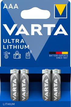 VARTA Lithium AAA batterier 1,5V (6103301404*10)