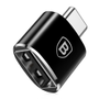 BASEUS Adapter USB-A hona till USB-C hane OTG - Svart