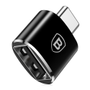 BASEUS Adapter USB-A hona till USB-C hane OTG - Svart