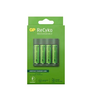GP ReCyko Everyday Battery Charger, B421 (USB), B421210AAHC-2B4 /202235 (202235)