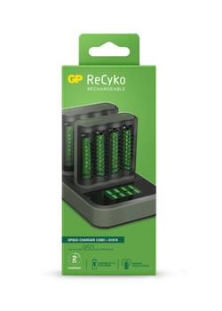 GP ReCyko Speed Battery Charger, M451 (USB), 2-pack + Dock D851, M4D85/ 270HCE-2WB8 /202243 (202243)