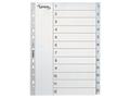 Lyreco Register LYRECO A4 PP 1-12 grå