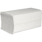 Håndklædeark,  Abena Care-Ness Excellent Eco, 2-lags, V-fold, 22x21cm, 11 cm, hvid, 100% nyfiber