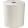 Abena Håndklæderulle, Abena Care-Ness Excellent Eco, 1-lags, 213m x 20,3cm, Ø19,5cm, hvid, 100% nyfiber