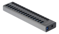 DELOCK External SuperSpeed USB Hub with 16 Ports + Switch