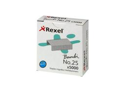 REXEL Heftestift REXEL nr25 Bambi (5000)
