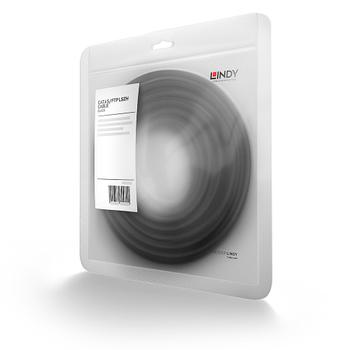 LINDY SFTP/SSTP PatchCord Cat6. LSOH. Black. 0.3m Factory Sealed (45600)