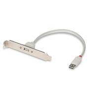 LINDY USB-Slotblechadapter  1 x USB Typ A