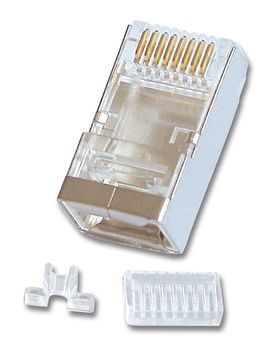 LINDY RJ-45 Connector 10pk wire connector RJ-45 .. Factory Sealed (62435)