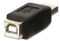 LINDY Adapter USB2 A Hann - B Hun USB Skjøtestykke