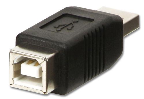LINDY Adapter USB2 A Hann - B Hun USB Skjøtestykke (71231)