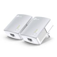 TP-Link TL-PA411KIT AV500 Nano Powerline Adapter Starter Kit - Bro - HomePlug AV (HPAV) - veggpluggbar (en pakke 2)