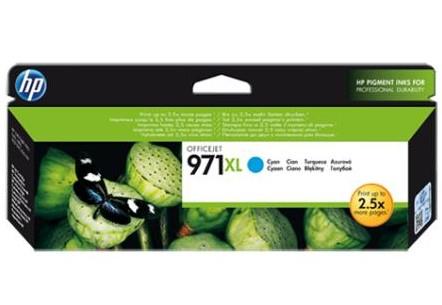 HP 971XL Cyan Ink Cartridge (CN626A)
