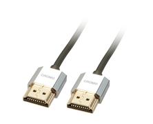 LINDY CROMO Slim HDMI High Speed A/A Kabel, 1m  mit Ethernet