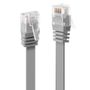 LINDY U/UTP Flat PatchCord Cat6. CU. Grey. 2.0m Factory Sealed