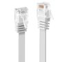 LINDY U/UTP Flat PatchCord Cat6. CU. White. 1.0m Factory Sealed