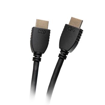 C2G G 3ft 4K HDMI Cable with Ethernet - High Speed - UltraHD Cable - M/M - HDMI cable with Ethernet - HDMI male to HDMI male - 91 cm - shielded - black (56782)