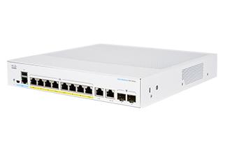 CISCO CBS350 Managed 8-port GE FPoE 2x1G Combo (CBS350-8FP-2G-EU)