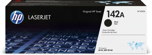 HP 142A - Black - original - LaserJet - toner cartridge (W1420A) - for LaserJet M110w, M110we, MFP M140w, MFP M140we (W1420A)