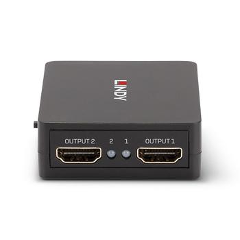 LINDY 2 Port HDMI 18G Splitter,  (38358)