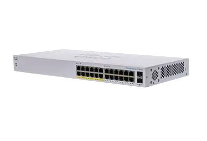 CISCO CBS110 Unmanaged 24 port GE Partial PoE (CBS110-24PP-EU)