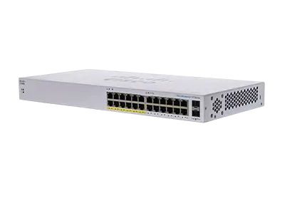 CISCO CBS110 Unmgd 24p GE Partl PoE 2x1G SFP S (CBS110-24PP-EU)