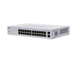 CISCO CBS110 Unmanaged 24port GE 2x1G SFP Shrd (CBS110-24T-EU)