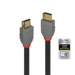 LINDY HDMI Kabel Ultra High Speed 1m, Anthra Line (36952)