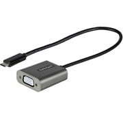 STARTECH USB C TO VGA ADAPTER 1920X1200P WITH 12IN LONG ATTACHED CABLE CABL
