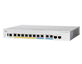 CISCO CBS350 MANAGED 8-PORT 2.5GE POE 2X10G COMBO CPNT (CBS350-8MP-2X-EU)