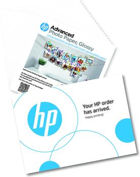 HP ADVANCED GLOSS PHOTO PAPER 5X5 IN 127X127 MM 20 SHT SUPL (49V50A)
