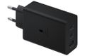 SAMSUNG Power Adapter Trio 1x65W USB-C 1x 25W USB-C 1x 15W USB-A Black