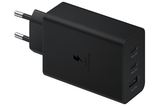 Samsung EP-T6530 strømadapter - USB, 2 x USB-C - 65 watt (EP-T6530NBEGEU)