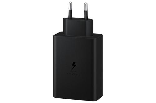SAMSUNG Power Adapter Trio 65W USB-C 25W USB-C 15W USB-A Black (EP-T6530NBEGEU)