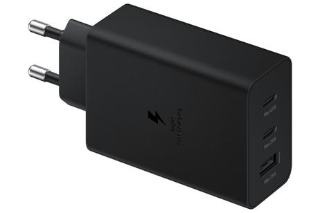 Samsung EP-T6530 strømadapter - USB, 2 x USB-C - 65 watt (EP-T6530NBEGEU)