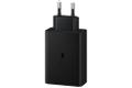 SAMSUNG Power Adapter Trio 65W USB-C 25W USB-C 15W USB-A Black (EP-T6530NBEGEU)