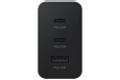 SAMSUNG Power Adapter Trio 1x65W USB-C 1x 25W USB-C 1x 15W USB-A Black (EP-T6530NBEGEU)