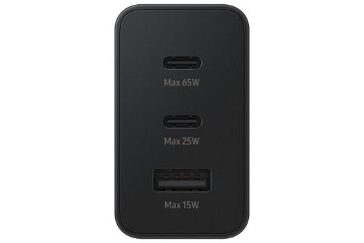 Samsung EP-T6530 strømadapter - USB, 2 x USB-C - 65 watt (EP-T6530NBEGEU)