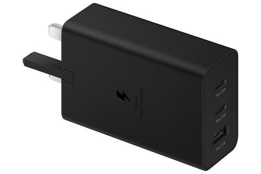 Samsung EP-T6530 strømadapter - USB, 2 x USB-C - 65 watt (EP-T6530NBEGEU)