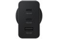 SAMSUNG Power Adapter Trio 1x65W USB-C 1x 25W USB-C 1x 15W USB-A Black (EP-T6530NBEGEU)