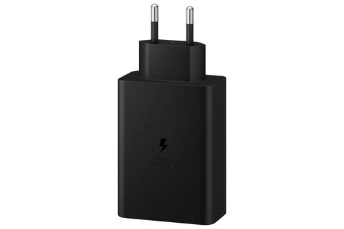 SAMSUNG Power Adapter Trio 65W USB-C 25W USB-C 15W USB-A Black (EP-T6530NBEGEU)