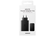 Samsung EP-T6530 strømadapter - USB, 2 x USB-C - 65 watt (EP-T6530NBEGEU)