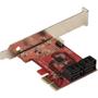 STARTECH SATA PCIE CARD - 4 PORT (6GBPS) PCIE SATA EXPANSION CARD ASM1164 ACCS (4P6G-PCIE-SATA-CARD)