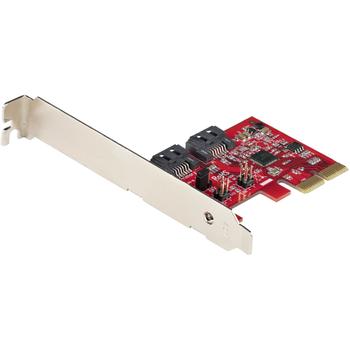 STARTECH SATA PCIe Card 2 Port PCIe SATA Expansion Card 6Gbps SATA PCI Express to SATA Adapter SATA RAID PCIe Converter (2P6GR-PCIE-SATA-CARD)